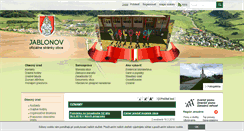 Desktop Screenshot of jablonov.sk